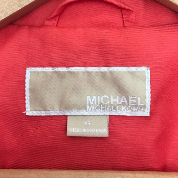 Michael Kors hooded rain coat - Picture 2 of 5